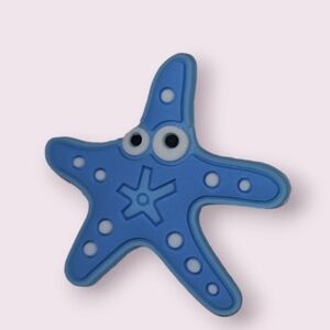 4/$8 Shoe Charm for Crocs - Blue Starfish